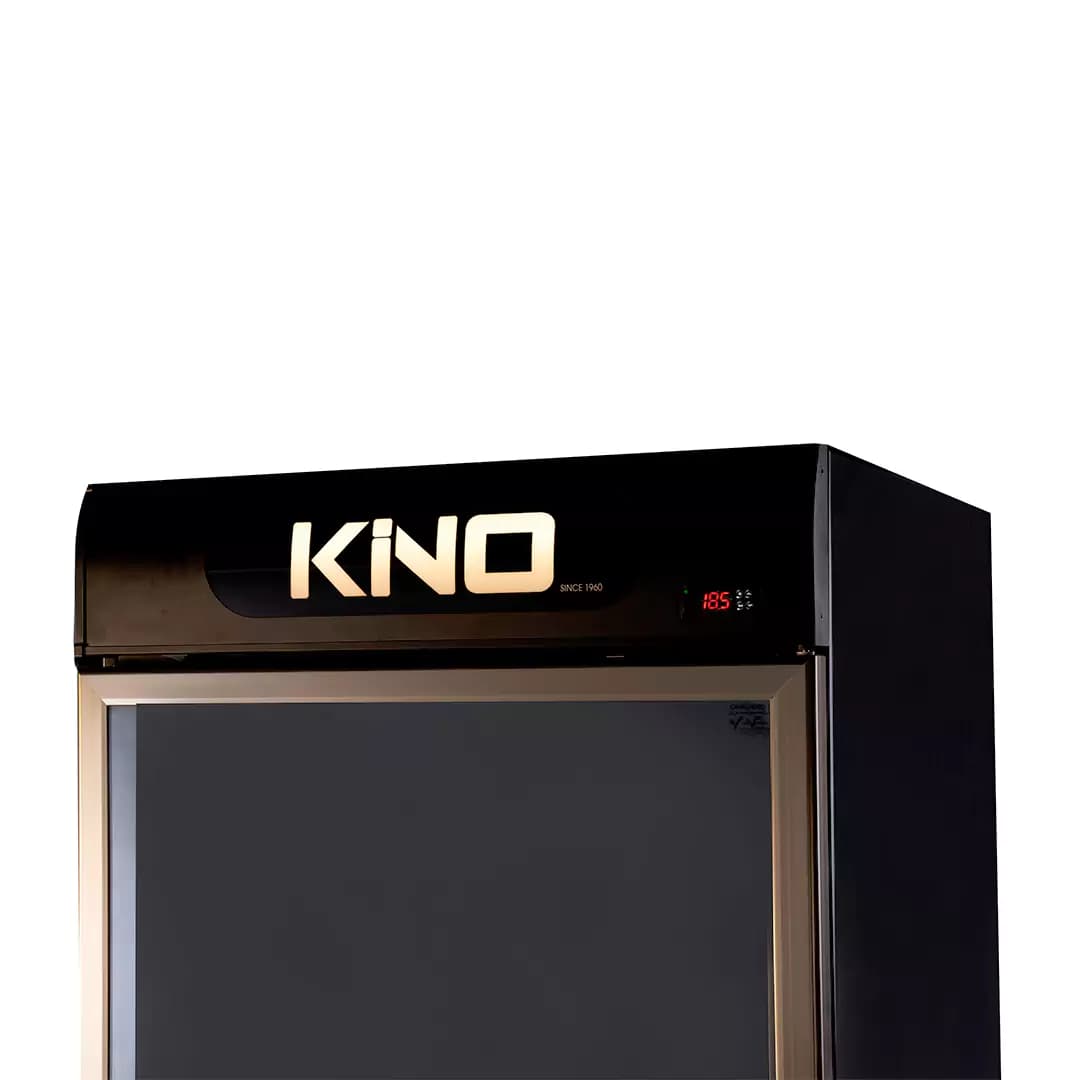 یخچال KINO تک درب 80 سانتی مشکی وان سفید یا مشکی KR800BL — تصویر ۳