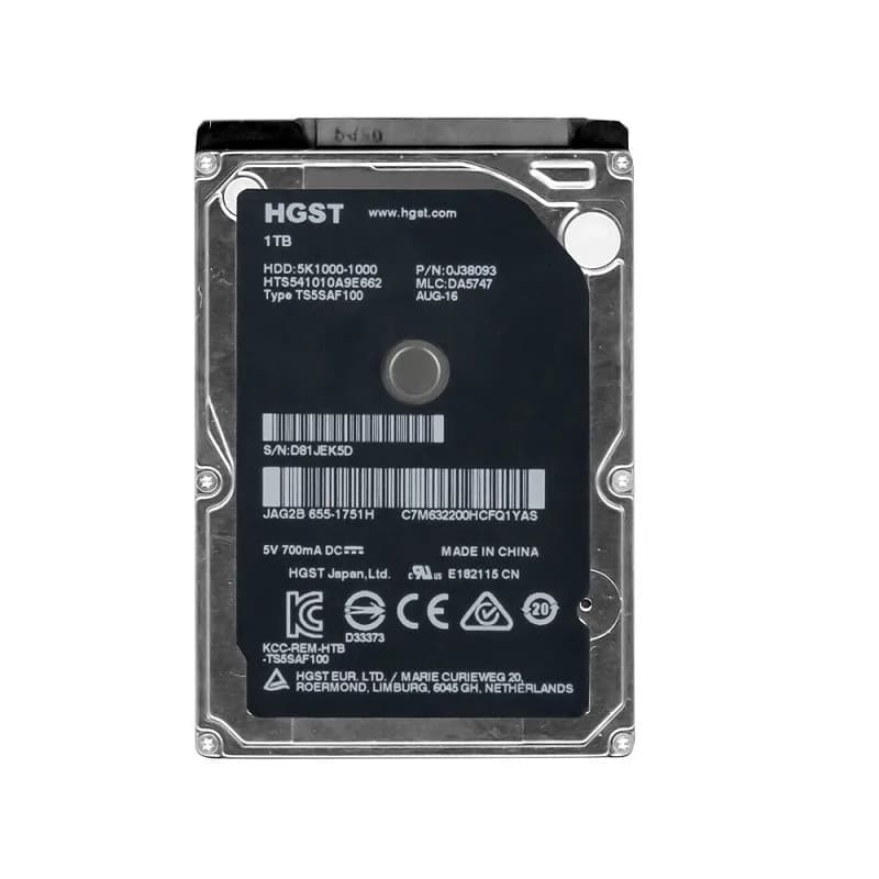 هارد استوک لپ تاپ HGST 2.5 ظرفیت 500 گیگ