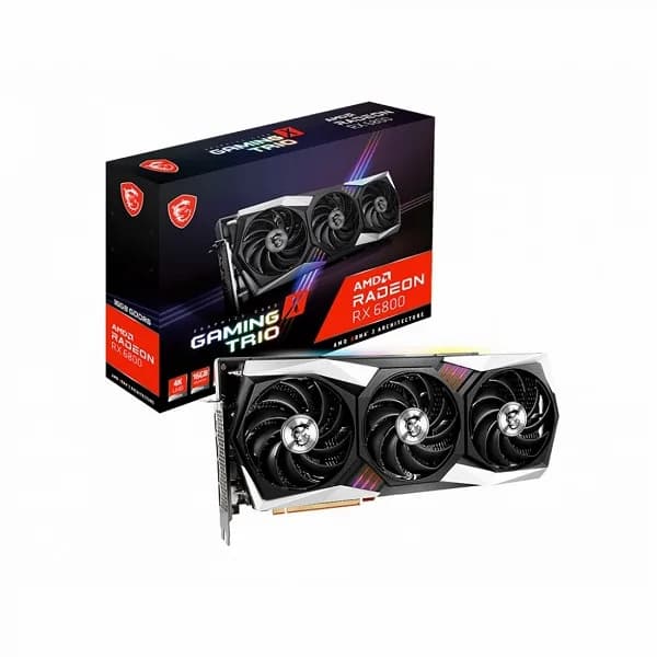 کارت گرافیک استوک ام اس آی MSI RX 6800 GAMING X TRIO 16G