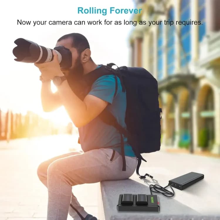 شارژر و باتری دوربین نیور NEEWER LP-E6NH 2 PCS BATTERY + CHARGER — تصویر ۶