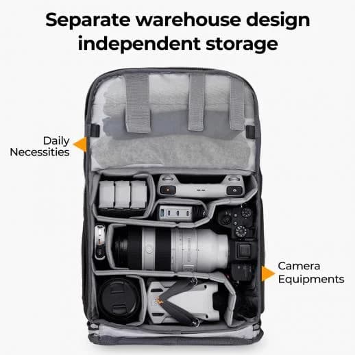 کوله پشتی دوربین کی اند اف K&F Concept KF13.087AV11 Camera Backpack — تصویر ۳