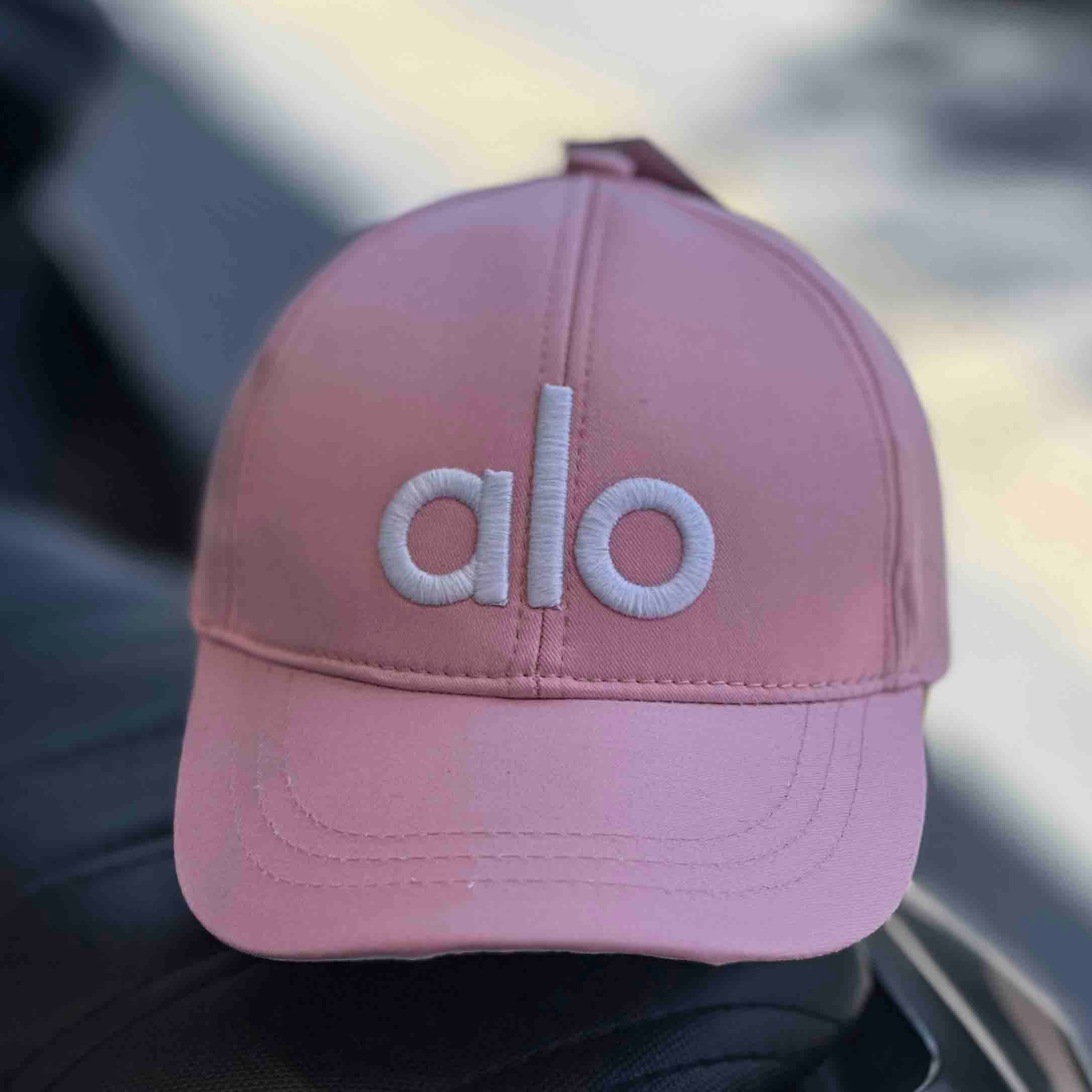 کلاه آفتابی کتان alo صورتی کد (4040) — تصویر ۲