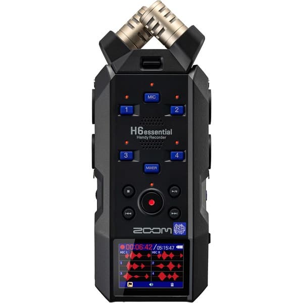 رکوردر صدا زوم Zoom H6essential 6-Track 32-Bit Float Audio Recorder