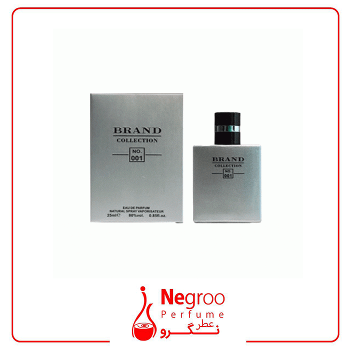 عطر مردانه برند کالکشن کد 001 رایحه شانل آلور اورجینال