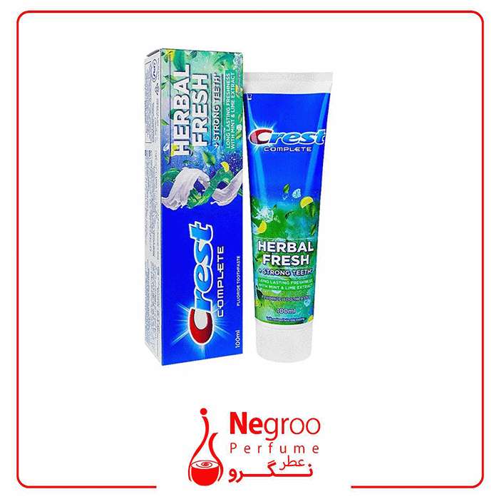 خمیردندان کرست هربال فرش Crest Complete herbal fresh اورجینال — تصویر ۲