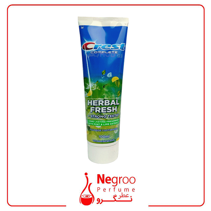 خمیردندان کرست هربال فرش Crest Complete herbal fresh اورجینال — تصویر ۵