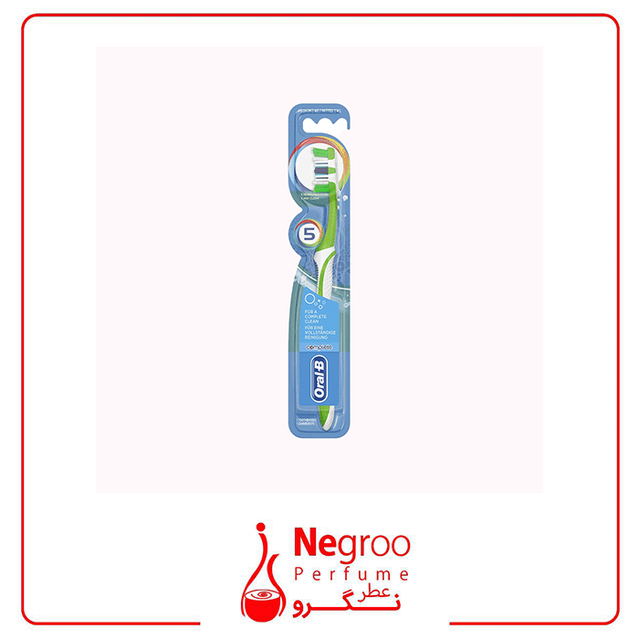 مسواک دستی جدید اورال بی COMPLETE 5 WAY CLEAN اورجینال — تصویر ۶