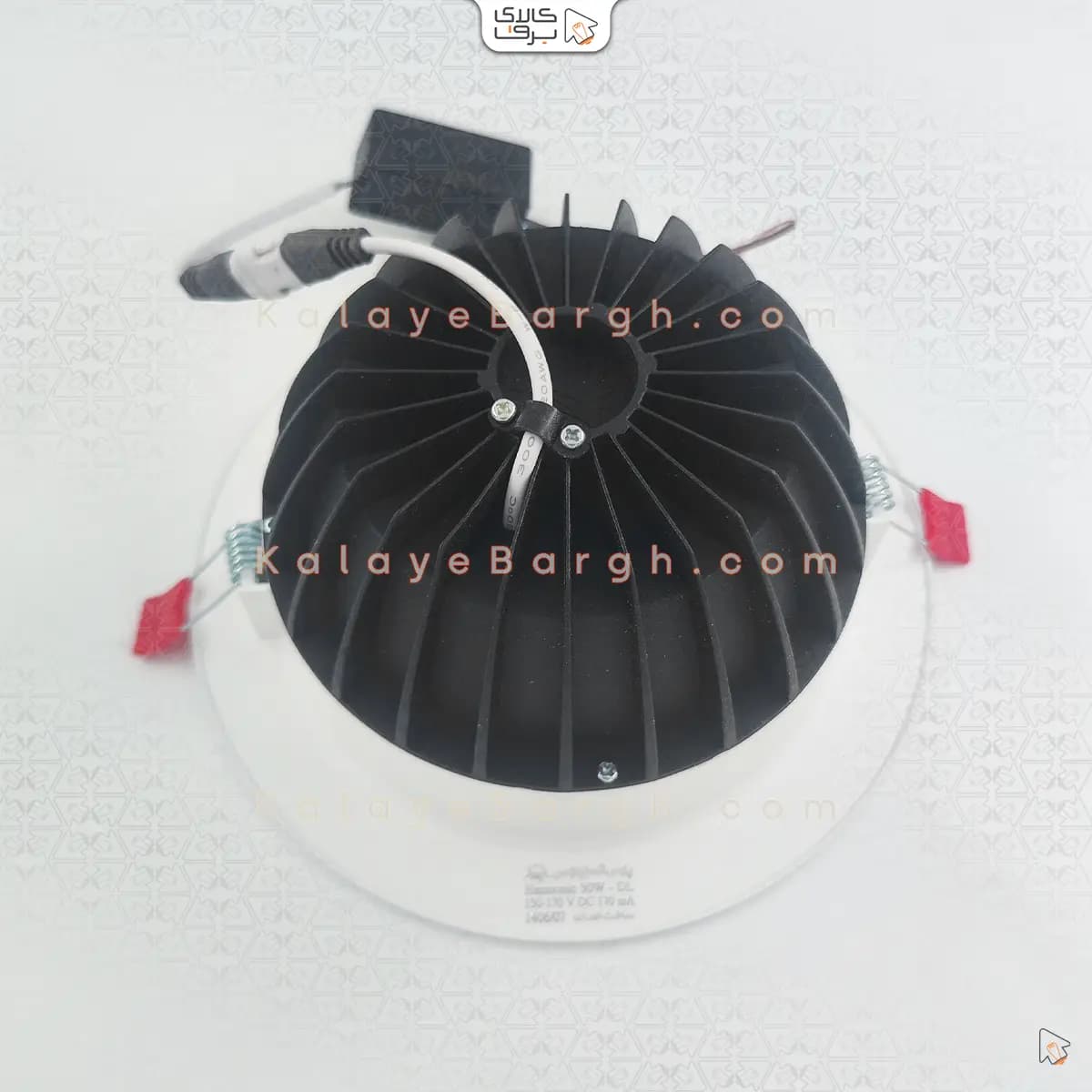 چراغ سقفی توکار دایره 30 وات SMD هارمونیک پارس شعاع توس (والانور) — تصویر ۳