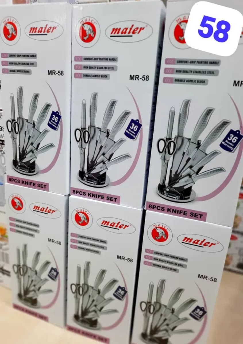 سرویس چاقو آشپزخانه 8 پارچه مایر MR-58 — تصویر ۷