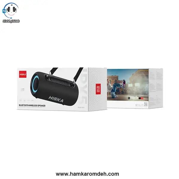 اسپیکر بلوتوثی B65 هیسکا HISKA — تصویر ۴