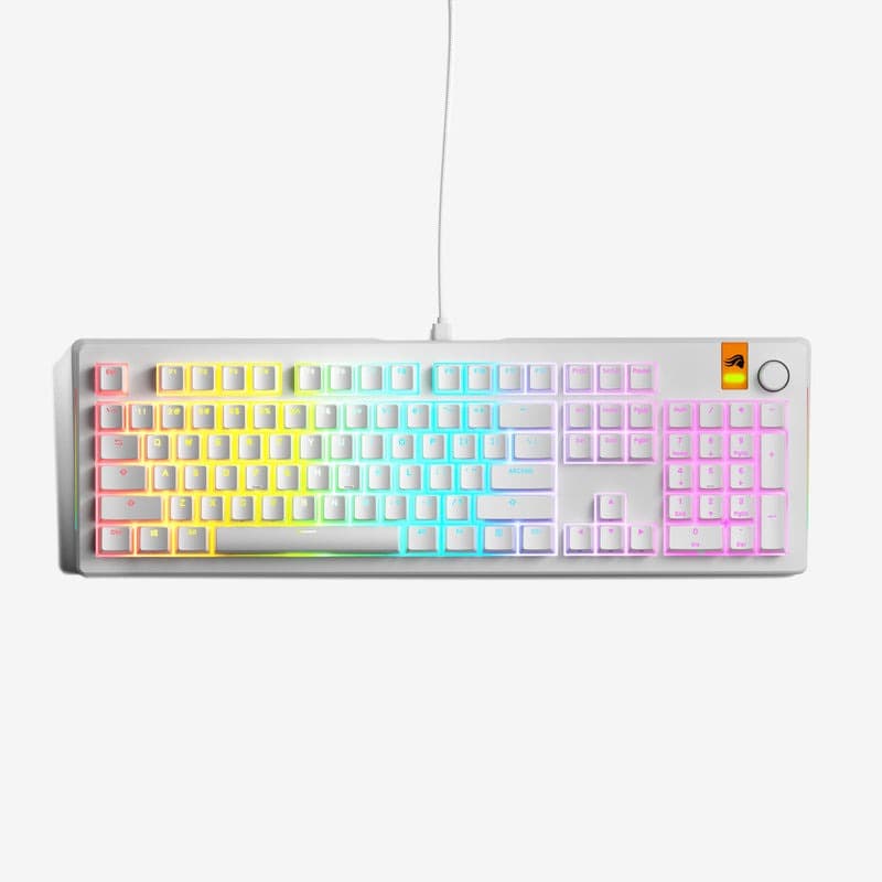 کیبورد Glorious GMMK 3 HE 100% White — تصویر ۲