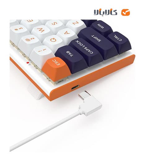 صفحه کلید با سیم ردراگون مدل FIDD K683WBO-RGB-M • سوئیچ مغناطیسی — تصویر ۴