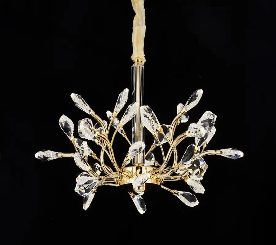 لوستر بلورین گرد کد 9861-600