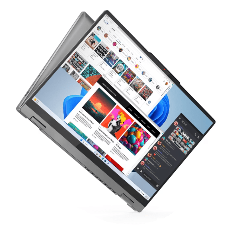 لپ تاپ لنوو Lenovo Ideapad 5 2-in-1 16IRU9 CORE5 120U-16GB-512GB-INTEL-FHD IPS TOUCH — تصویر ۳