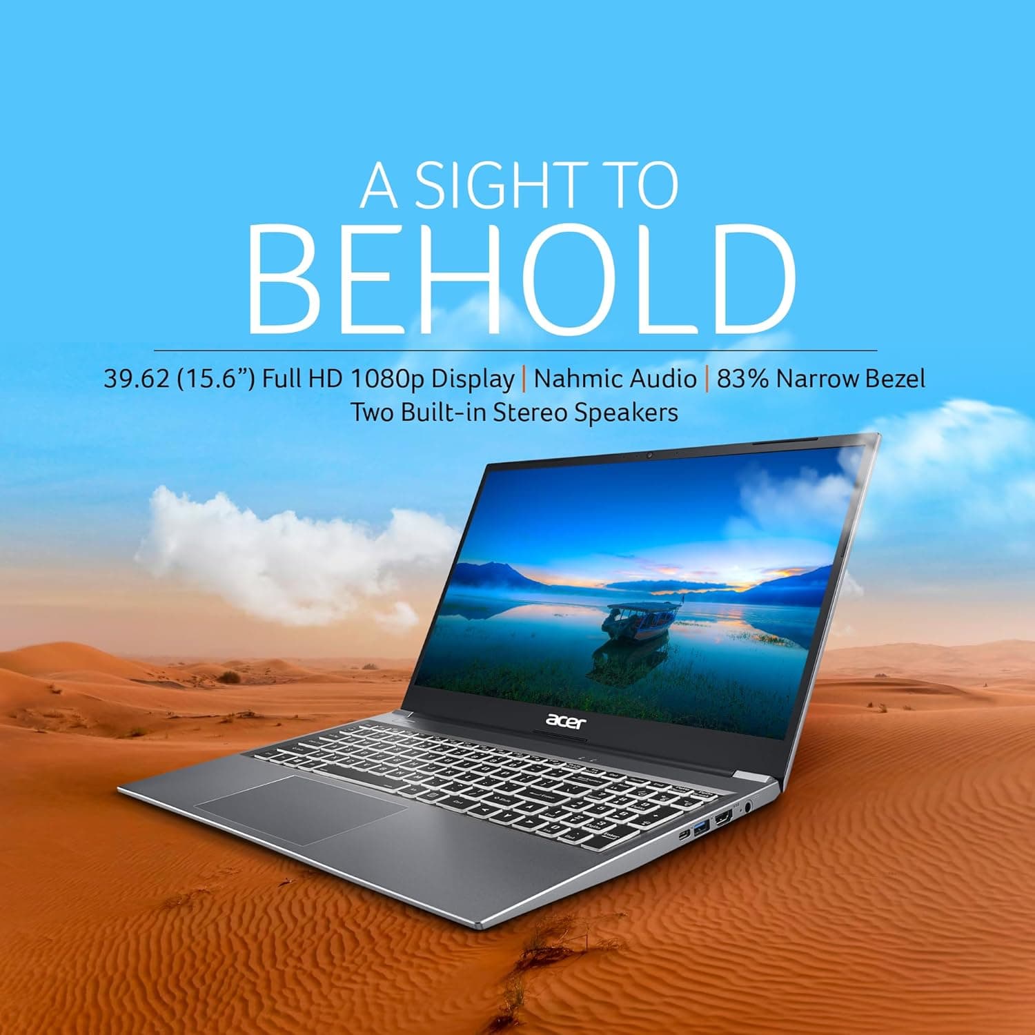 لپ تاپ ایسر ASPIRE LITE 15 ACER R5 7430U-16GB-512GB-INTEL-15.6″ FHD IPS – RGB — تصویر ۶