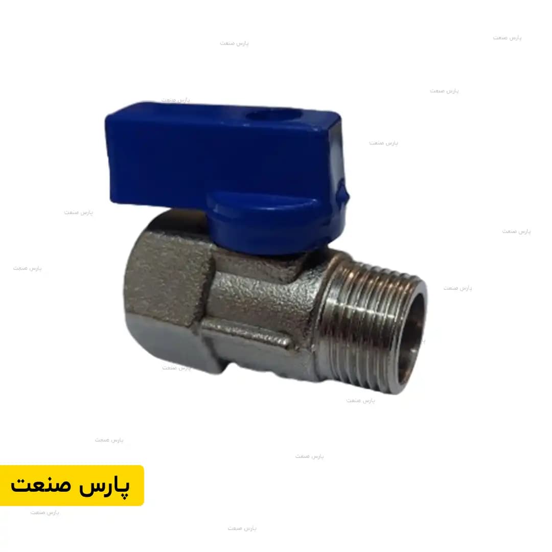 شیر خروسکی 3/8 اینچ ( یک سر نر – یک سر ماده)