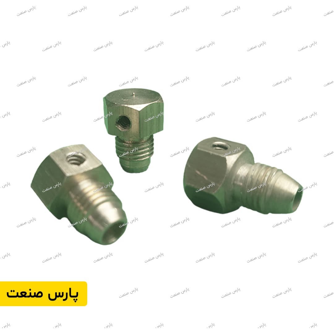 انتهای خط رزوه دار تک خروجی مه پاش فشار قوی (6 پرچی)