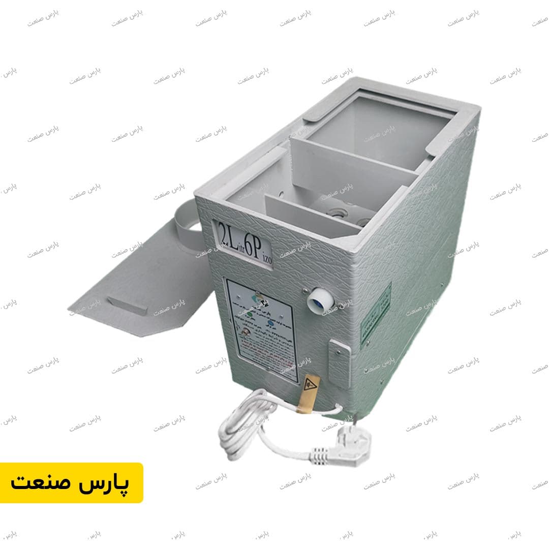 رطوبت ساز التراسونیک 2 لیتری -6 پیزو – 75 متر مکعب