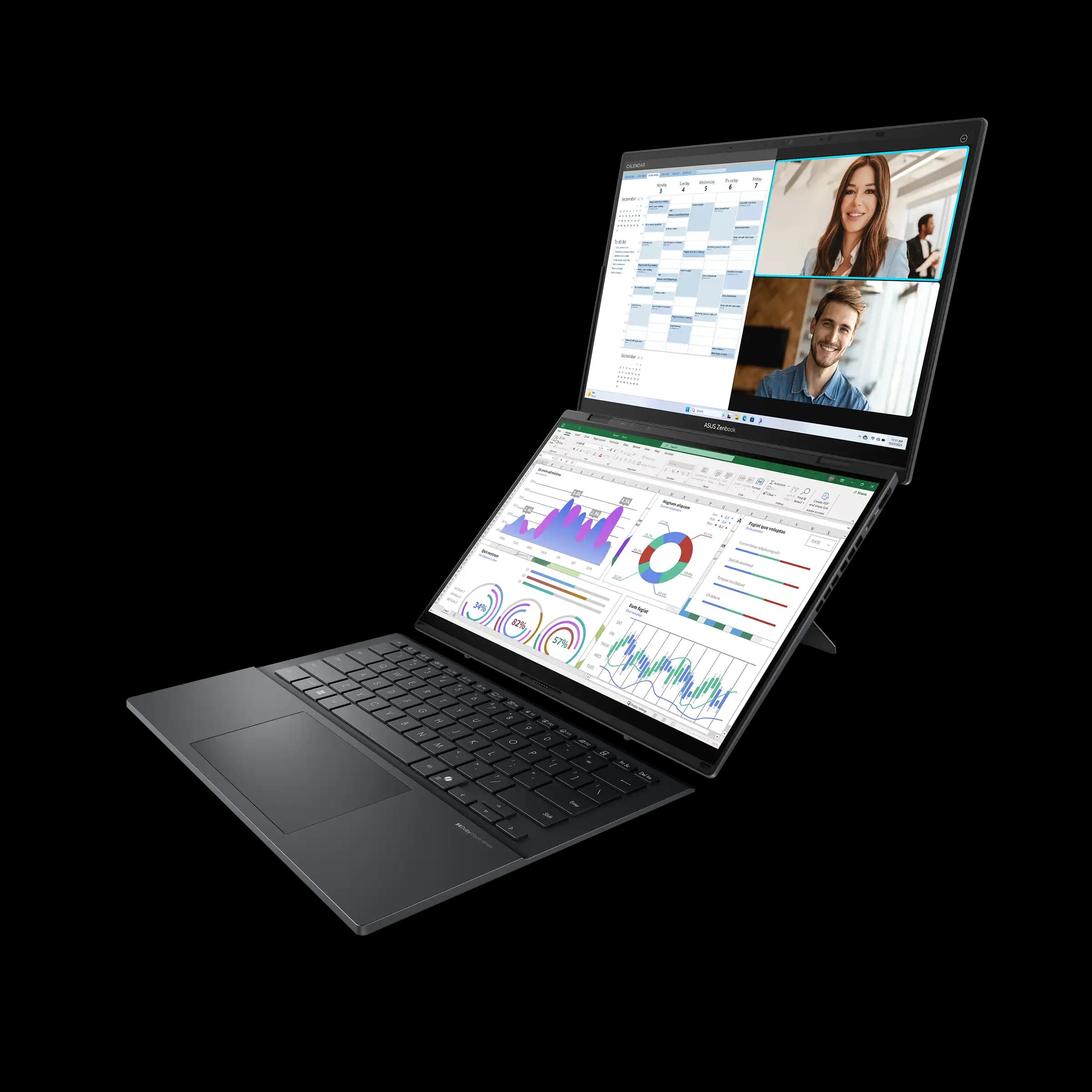 لپ تاپ ایسوس ZENBOOK UX8406MA ULTRA7 155H-16GB-1TB-INTEL-OLED 3K — تصویر ۶