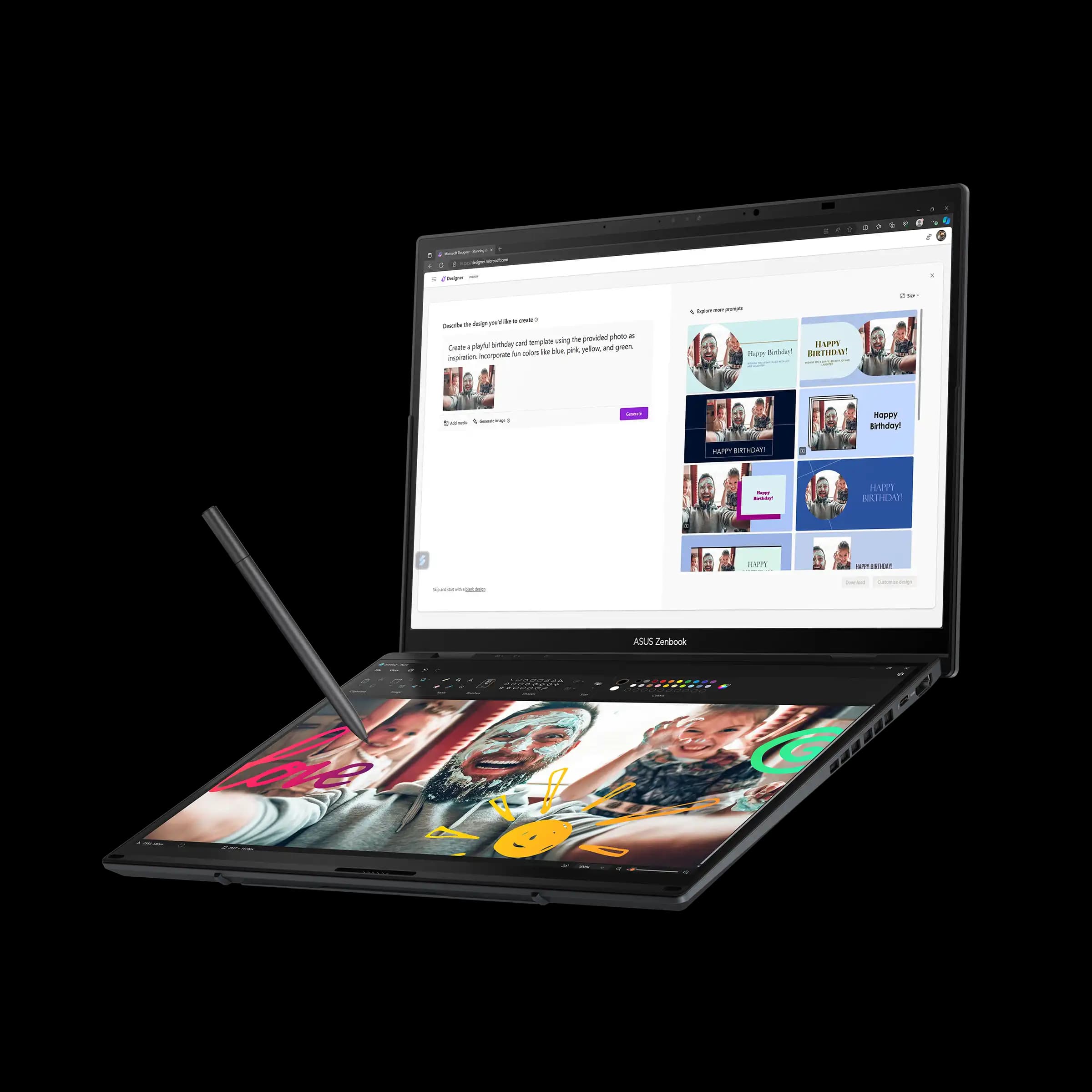 لپ تاپ ایسوس ZENBOOK UX8406MA ULTRA7 155H-16GB-1TB-INTEL-OLED 3K — تصویر ۷