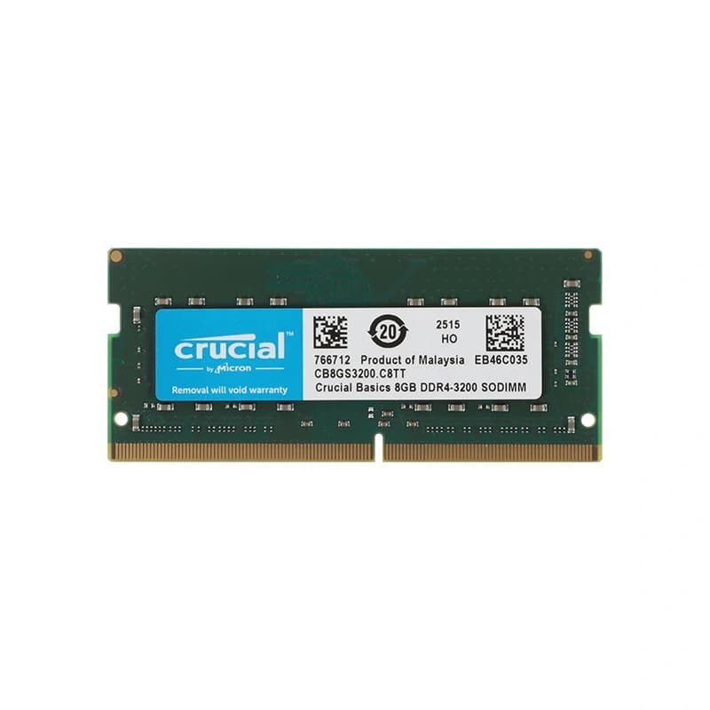 حافظه رم دسکتاپ کروشیال DDR4 مدل Basics CB8 فرکانس 3200 مگاهرتز CL22 ظرفیت 8 گیگابایت — تصویر ۱۰