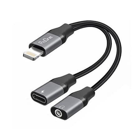 کابل تبدیل لایتنینگ به AUX / USB-C پرووان مدل PCA46 طول 0.15 متر