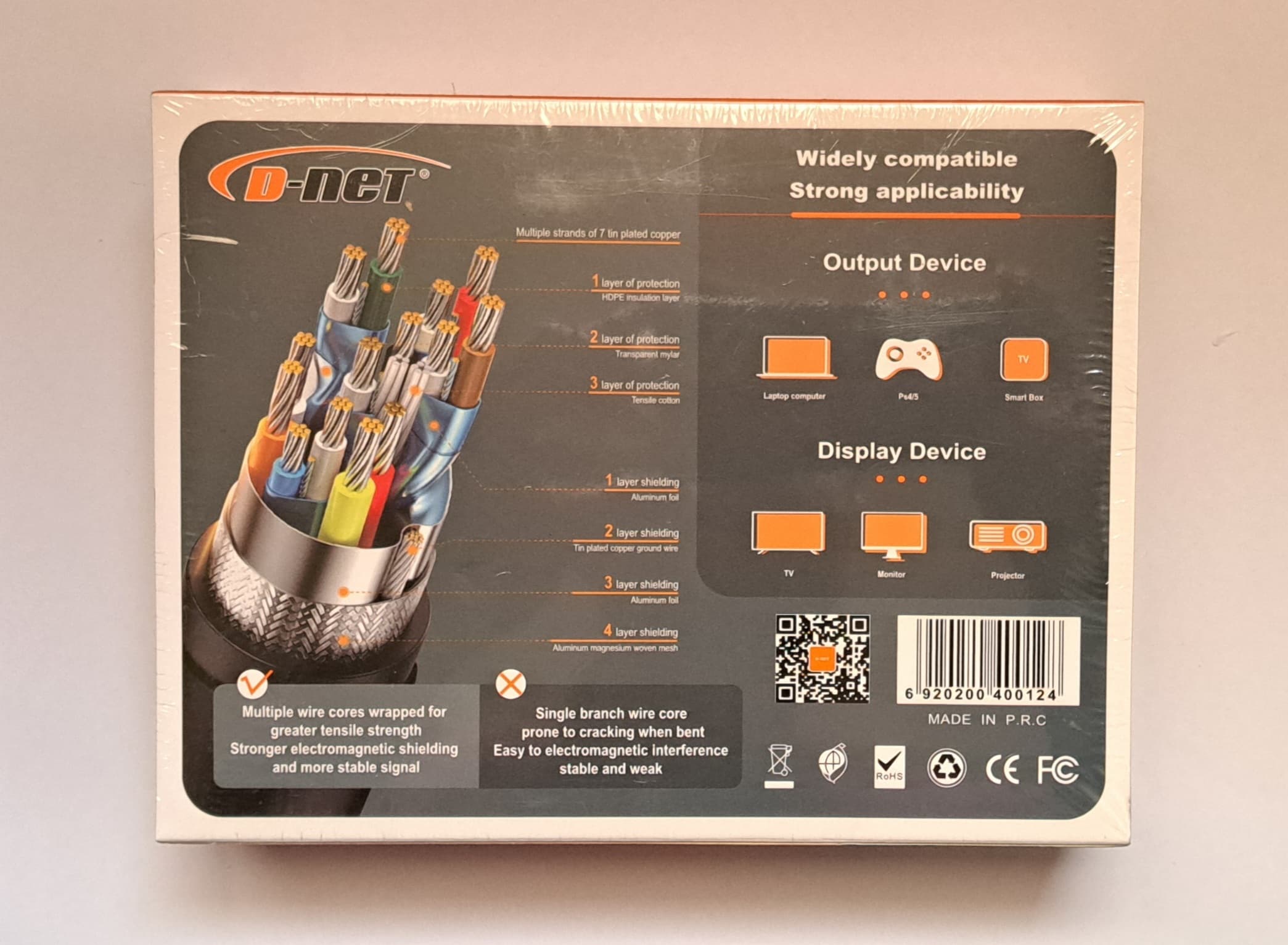 کابل HDMI 2.0 دی‌نت (D-net) مدل DT-424 طول ۵ متر (اصلی) — تصویر ۸