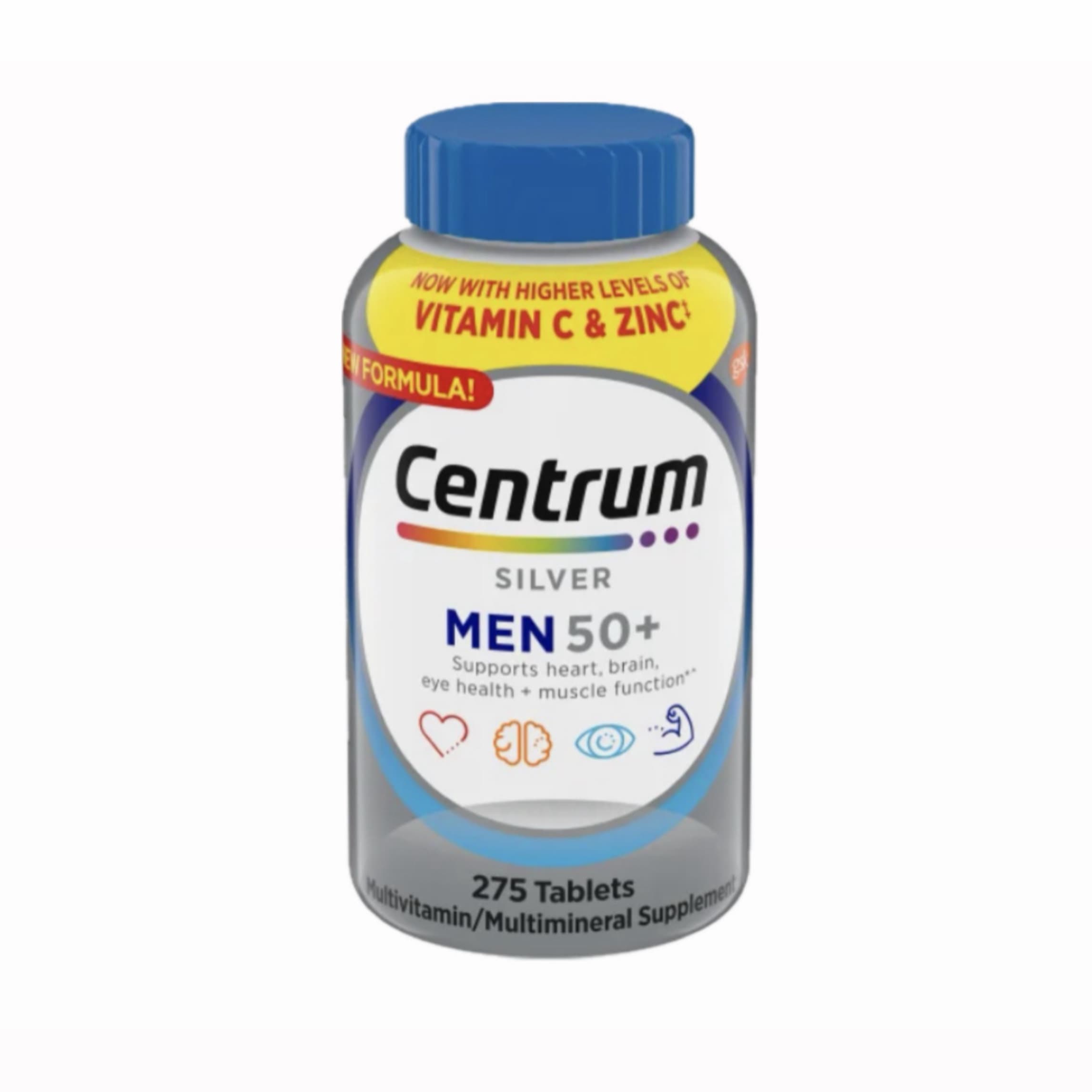 مولتی ویتامین سنتروم سیلور مردان بالای 50 سال 275 عددی | Centrum Silver Men 50+ — تصویر ۲