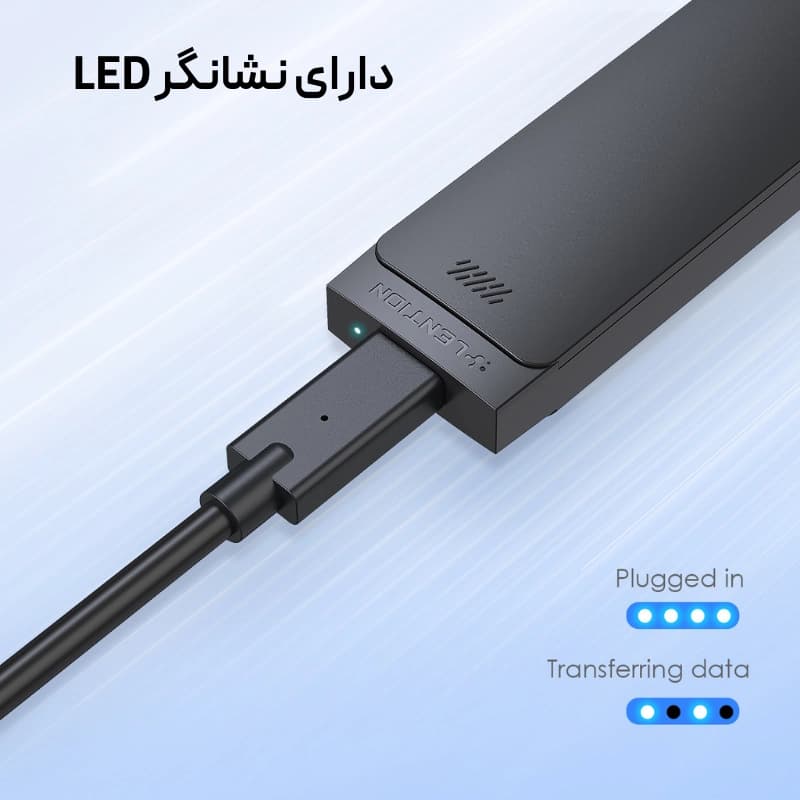مبدل USB A/USB C به C9B NVMe M.2 SSD — تصویر ۵