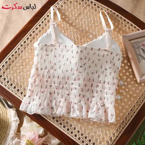 کراپ تاپ فانتزی گلی ls9033 — تصویر ۸