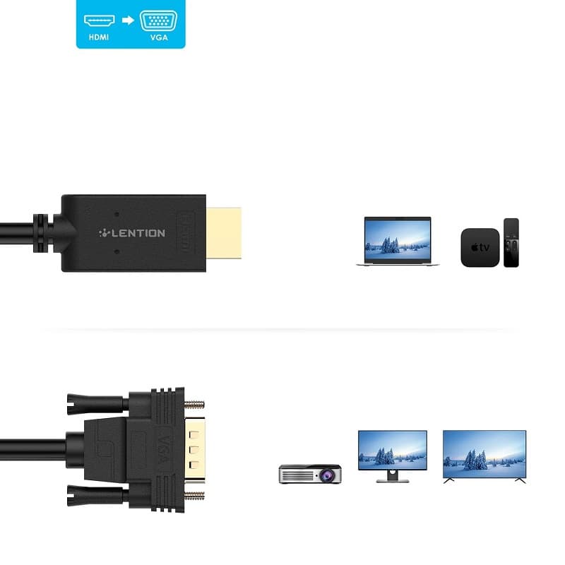 کابل تبدیل HDMI به VGA طول 1 متر — تصویر ۷