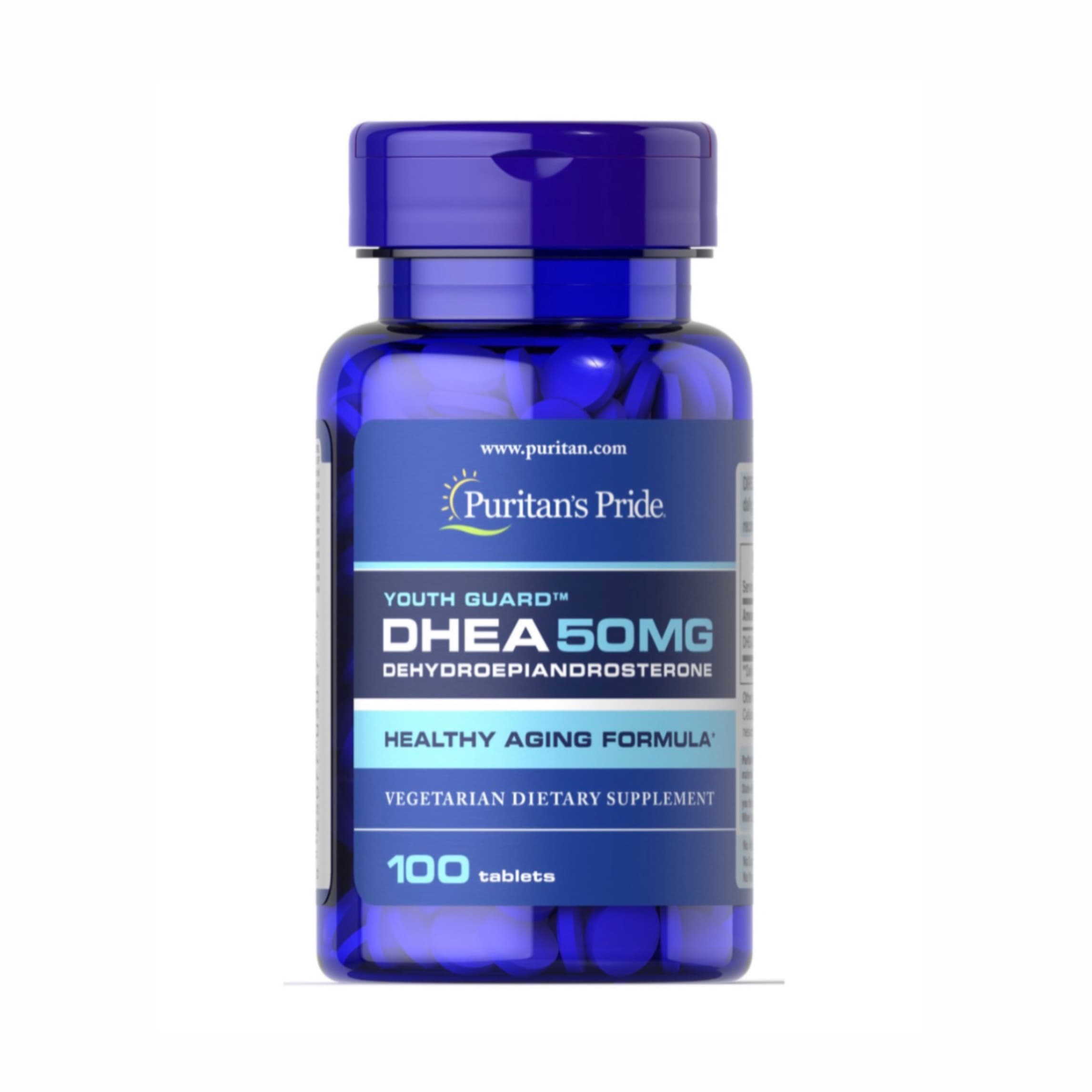 قرص DHEA 50 میلی گرم پوریتنز پراید 100 عددی | مکمل حمایت از تعادل هورمونی
