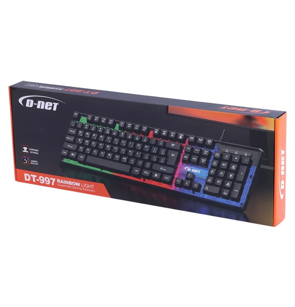 کیبورد سیم دار گیمینگ دی نت مدل D-Net DT-997 — تصویر ۱۱