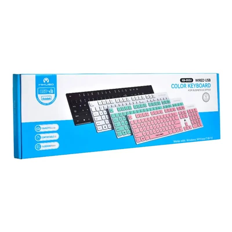 کیبورد سیم دار میکاسو مدل Mikuso KB-052U — تصویر ۵