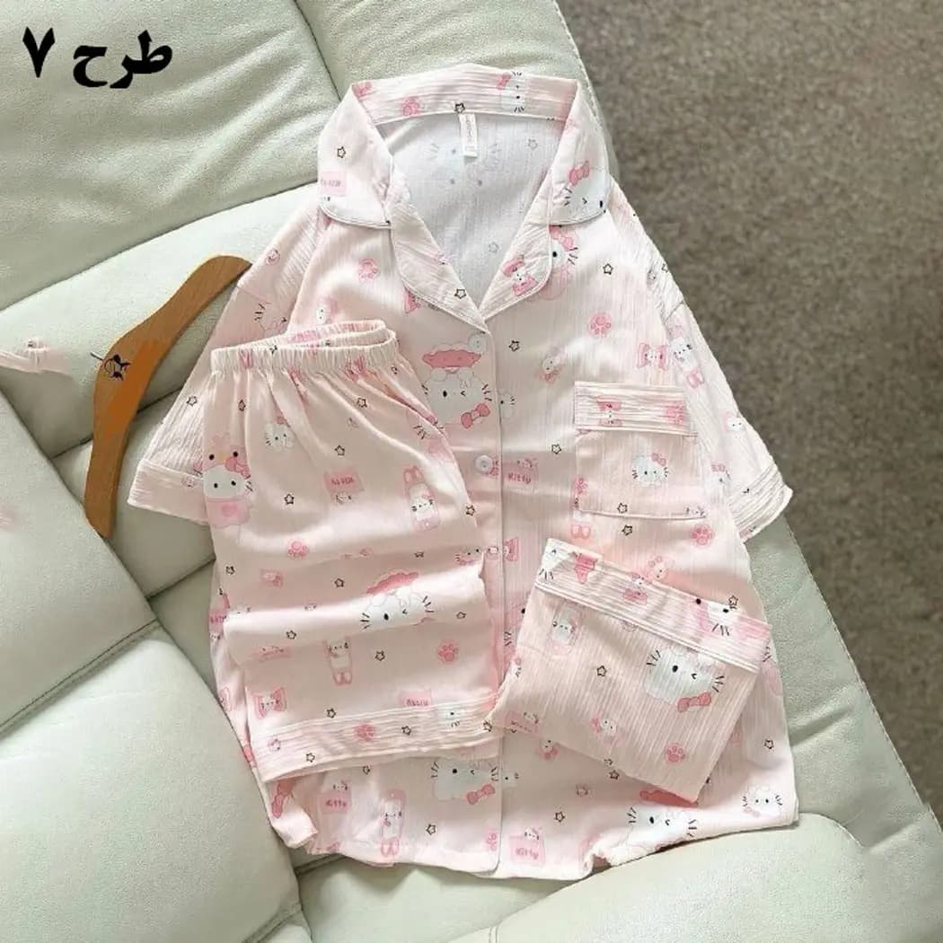 لباس راحتی 3 تکه زنانه ls3535 — تصویر ۸