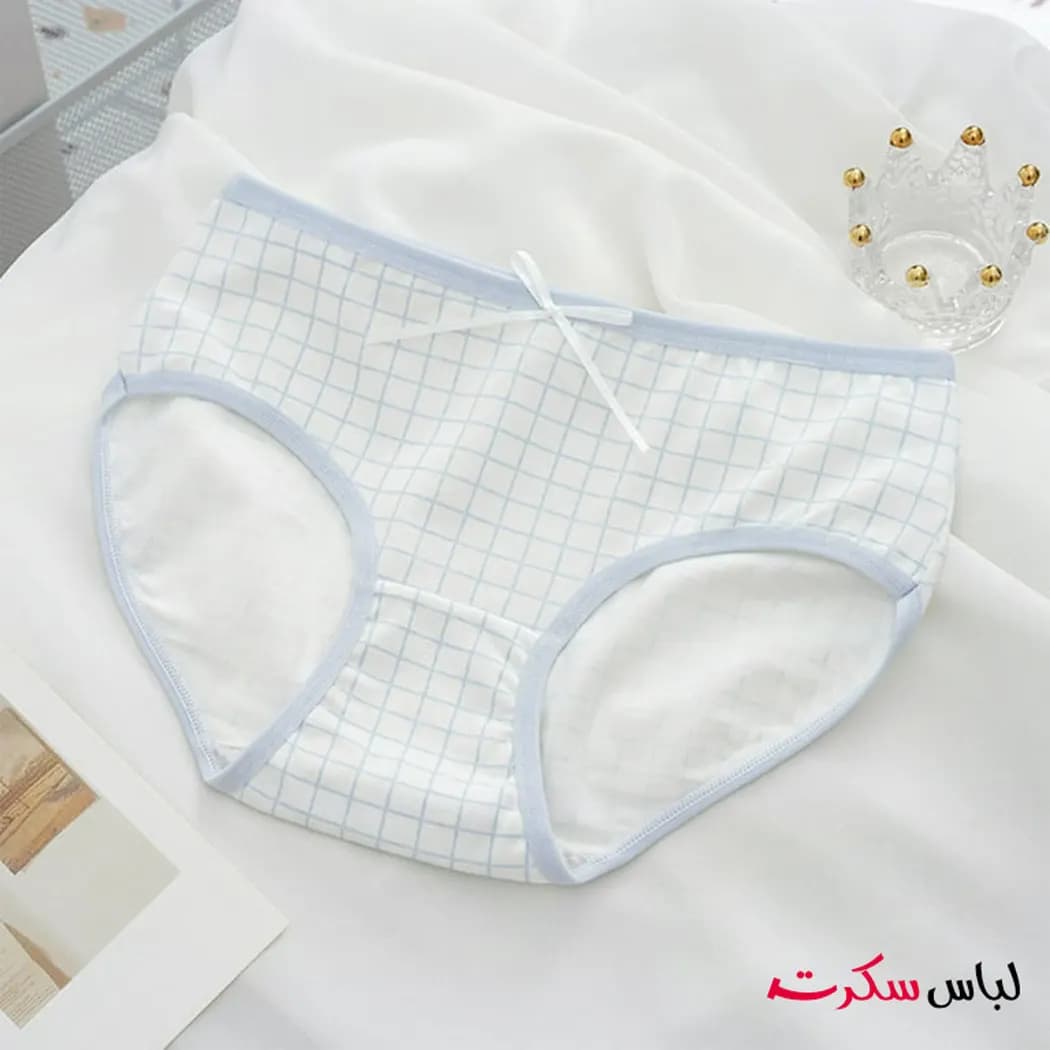 شورت نخی عروسکی پاپیون پک 2 عددی ls2626 — تصویر ۵