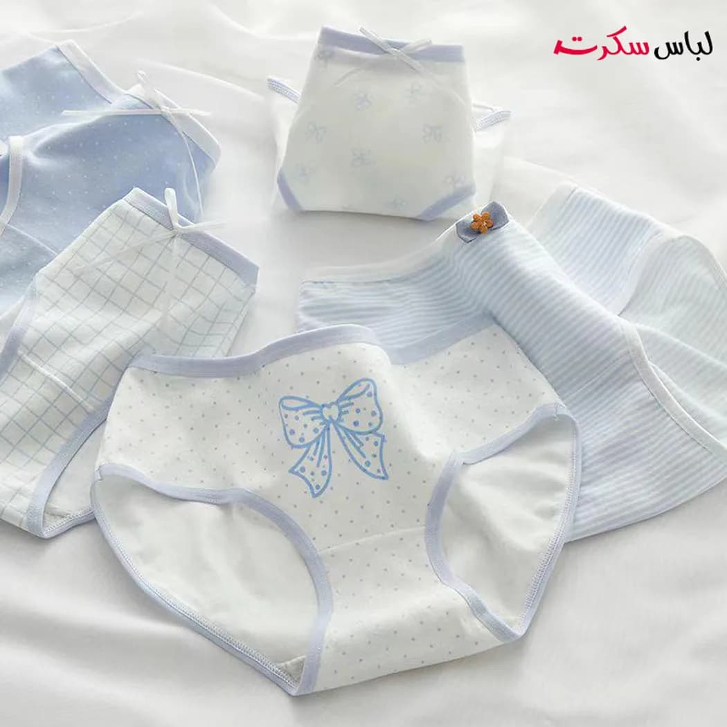 شورت نخی عروسکی پاپیون پک 2 عددی ls2626 — تصویر ۸