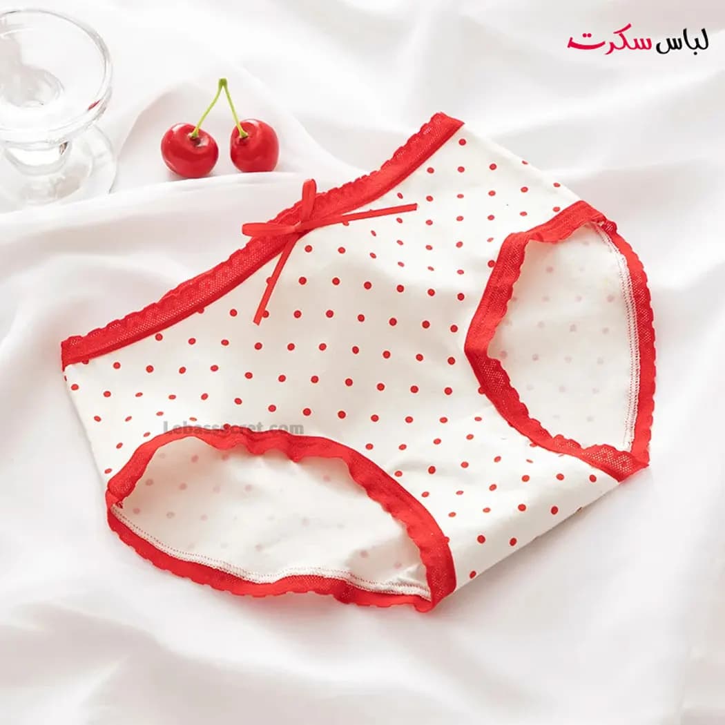 شورت نخی فانتزی زنانه بسته 2 عددی ls0804 — تصویر ۳