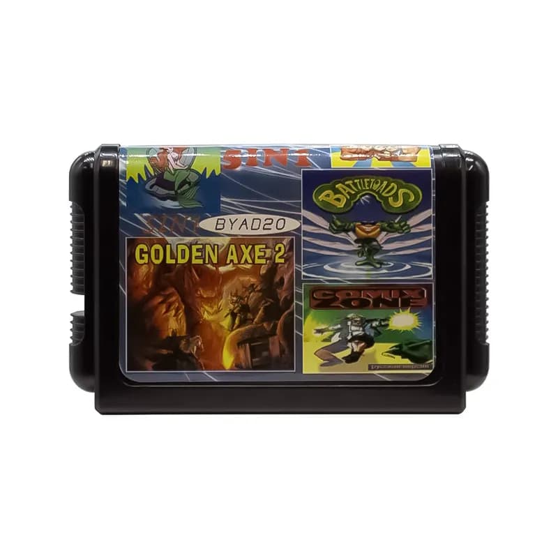 کارتریج پنج لبه سگا بازی Golden AXE 2 / Battletoads / Bare Knuckle
