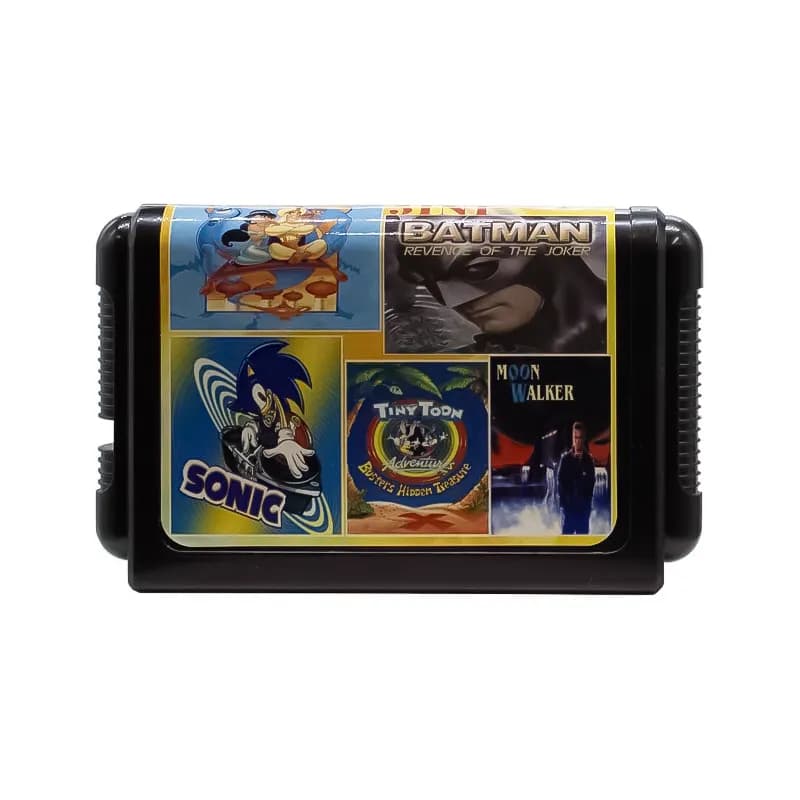 کارتریج پنج لبه سگا بازی TinyToon / Aladdin / Sonic — تصویر ۷