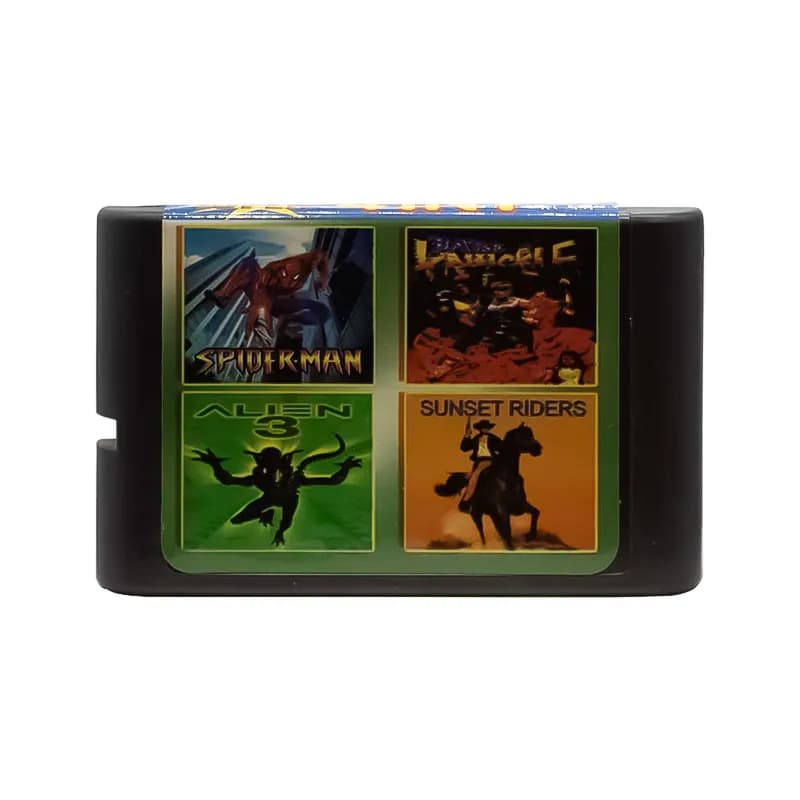 کارتریج چهار لبه سگا بازی SpiderMan / Streets of Rage / Alien 3 — تصویر ۷