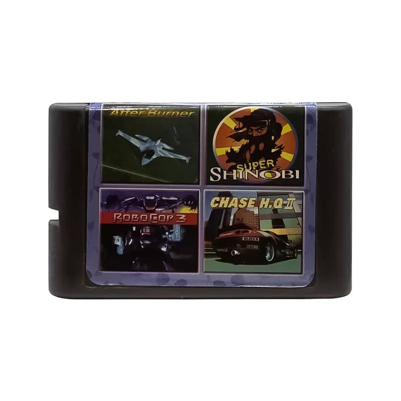 کارتریج چهار لبه سگا بازی Super Shinobi / Robocop 3 / After Burner — تصویر ۷