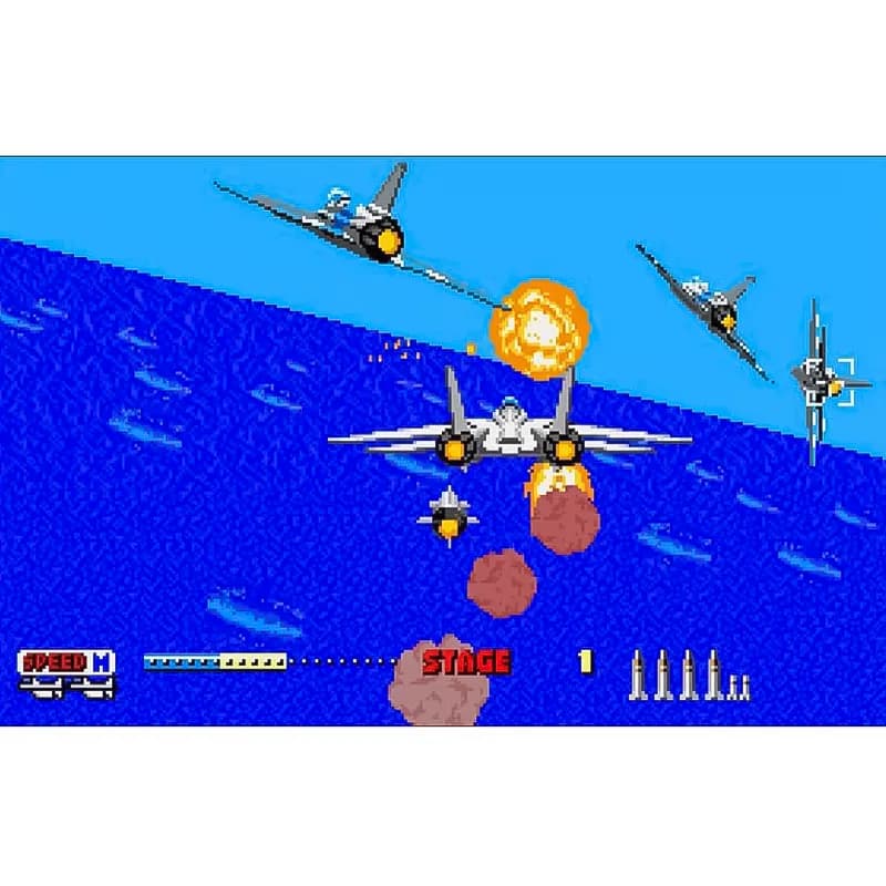 کارتریج چهار لبه سگا بازی Super Shinobi / Robocop 3 / After Burner — تصویر ۴
