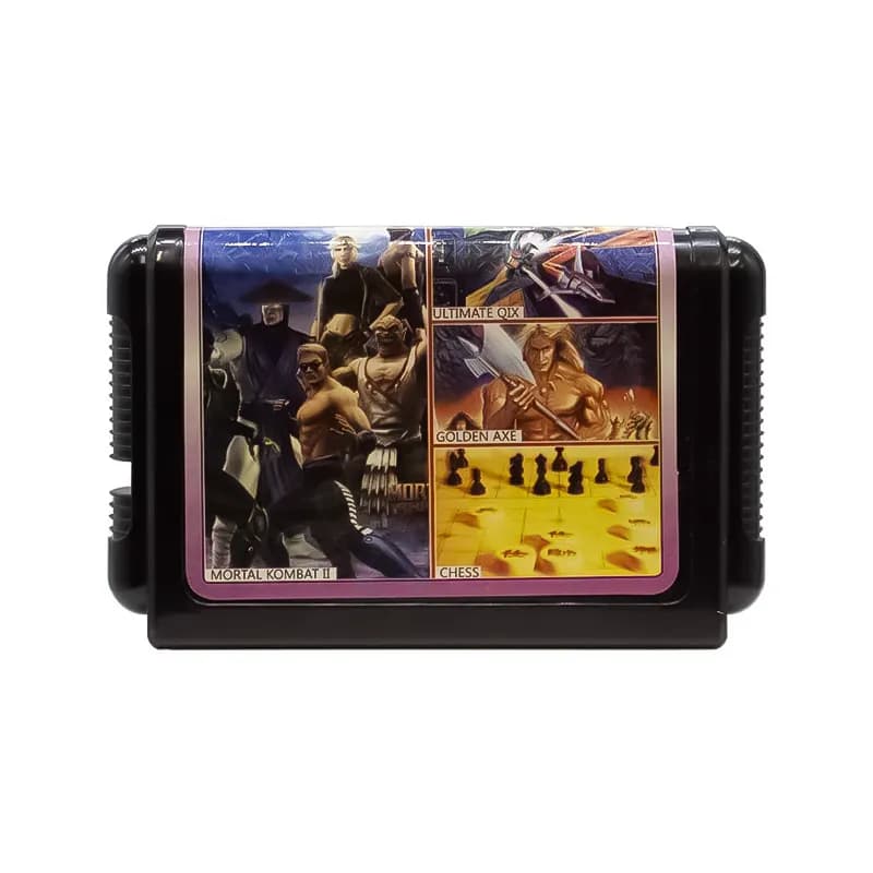 کارتریج نوزده لبه سگا بازی Golden AXE / Ultimate QIX / Mortal Kombat II — تصویر ۷