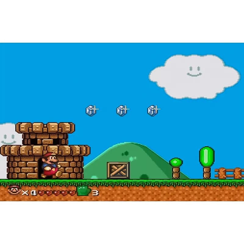 کارتریج سه لبه سگا بازی Super Mario World / Ninja Turtles / Contra 3 — تصویر ۳