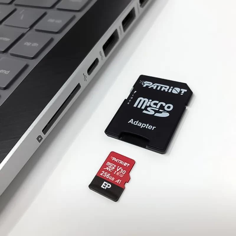 کارت حافظه MicroSDXC پاتریوت EP کلاس 10 ظرفیت 256 گیگابایت + خشاب — تصویر ۸