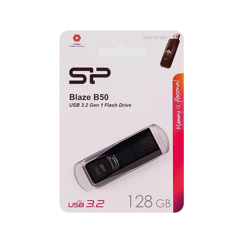 فلش مموری USB3.2 سیلیکون پاور مدل Blaze B50 ظرفیت 128 گیگابایت — تصویر ۲