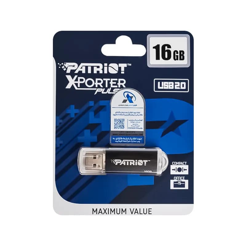 فلش مموری USB2.0 پاتریوت مدل Xporter Plus ظرفیت 16 گیگابایت — تصویر ۵
