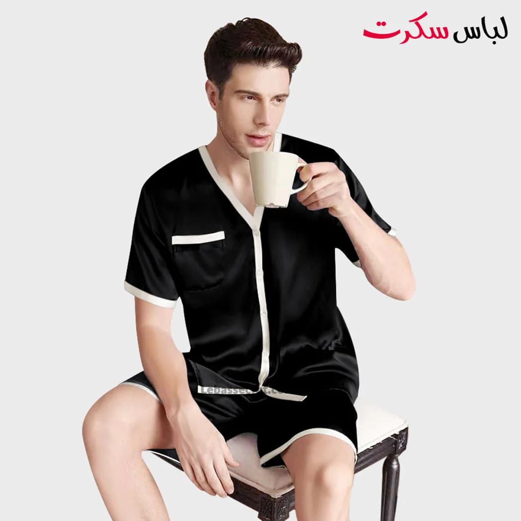 لباس خواب مردانه ساتن ابریشم lebassecret959 — تصویر ۵