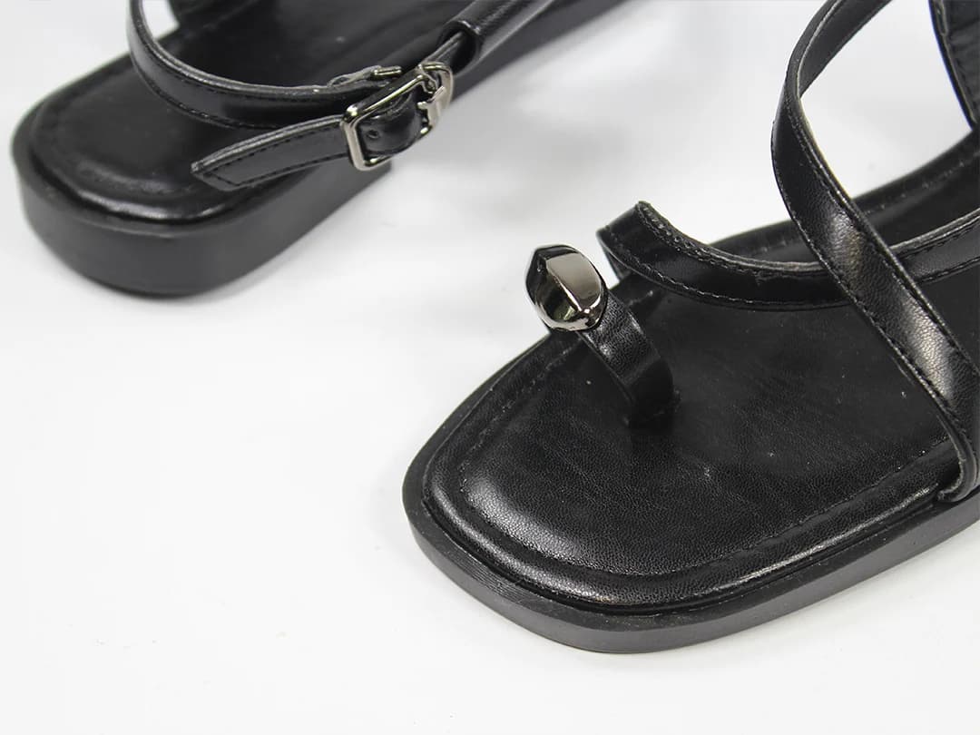 صندل بند دار زنانه سیلور رینگ زارا | Zara — تصویر ۵
